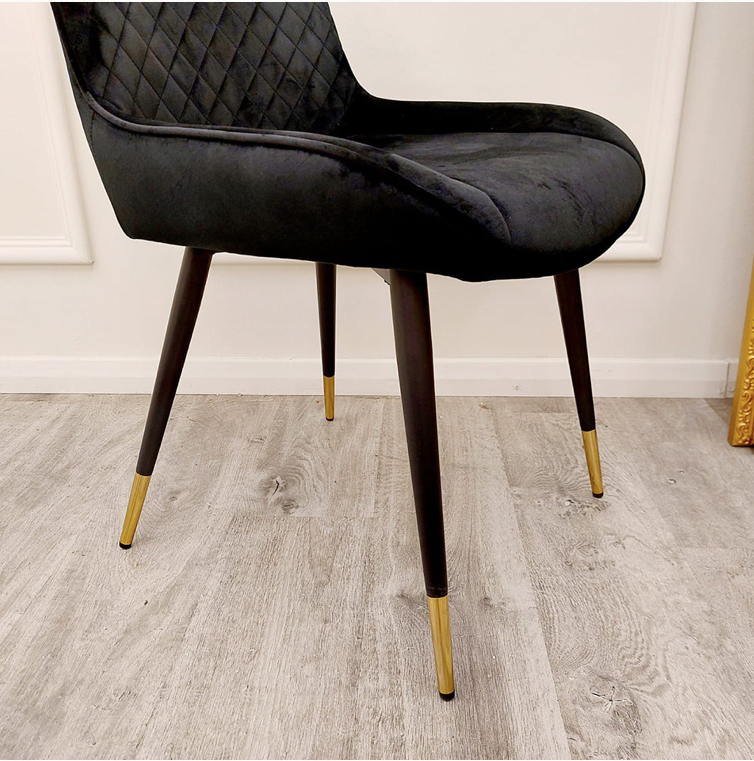 Velvet Dining Chair (Singular) (5 Colours)